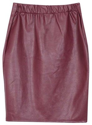 Women Stylish Skirt Handmade Leather HOT real Lambskin Party Wear 
