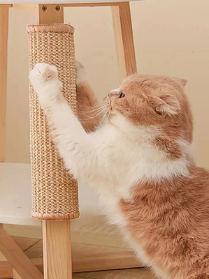 1PCS Natural Sisal Cat Scratcher Mat   Floor Pad for Cats, Protects Furniture