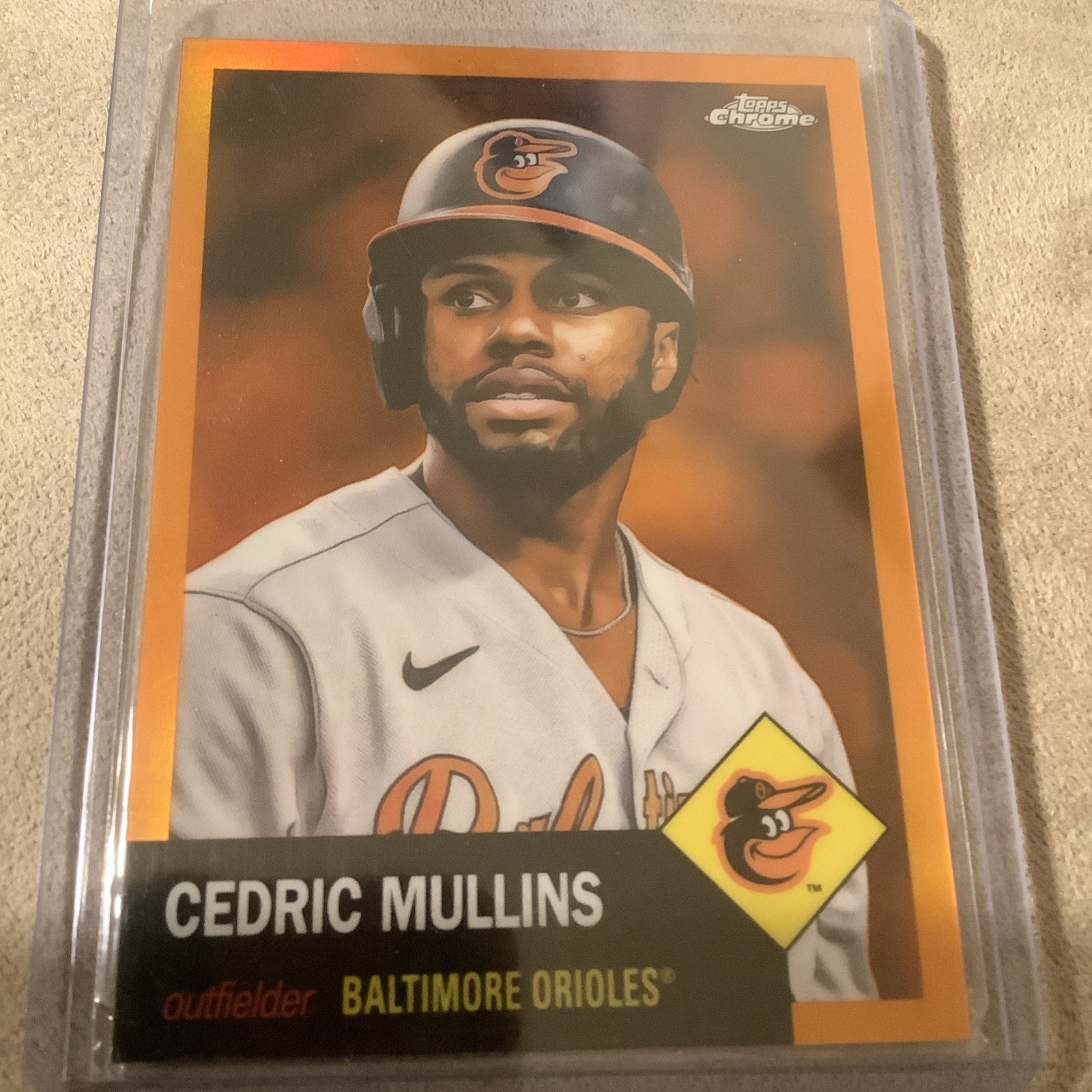2022 Topps Chrome Cedric Mullins #452 Orange /25