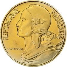 [#1260889] France, 5 Centimes, Marianne, 1992, Paris, Proof, Aluminum-Bronze, MS