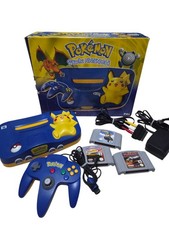 Nintendo 64 Versione Pikachu Con Cavi E Scatolo