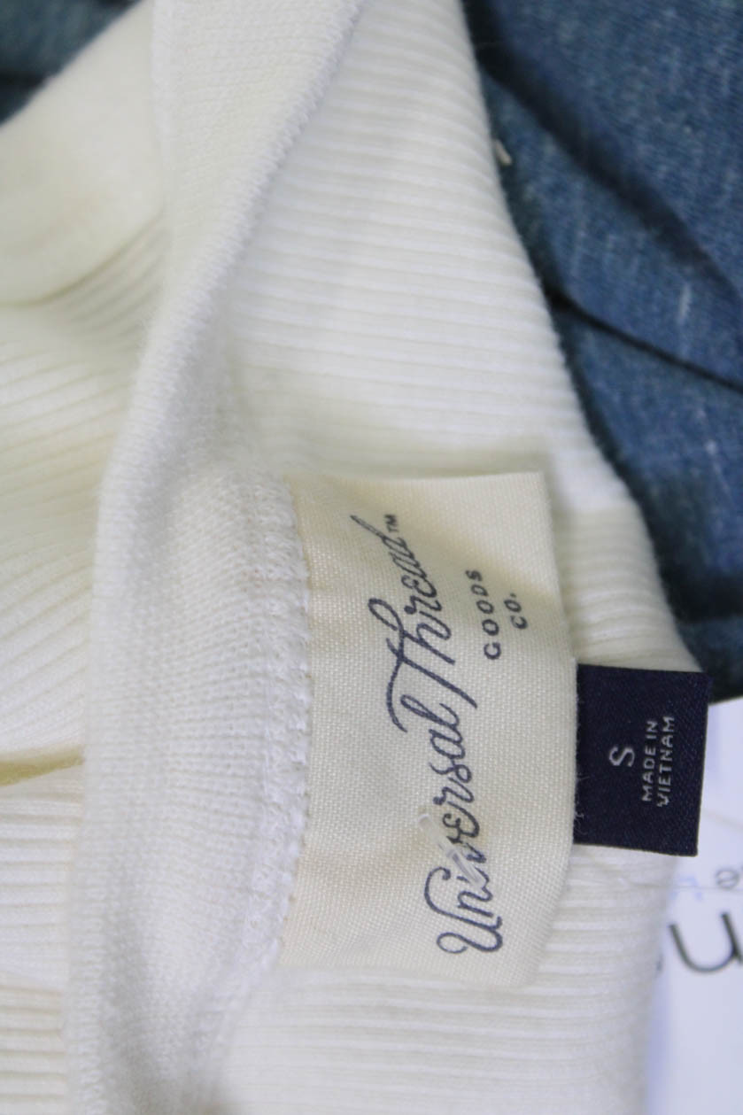 Universal Thread Women Basic White Sleeveless Tan… - image 4