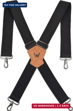 WELKINLAND 2Inch-Wide Heavy Duty Work Suspenders for Men