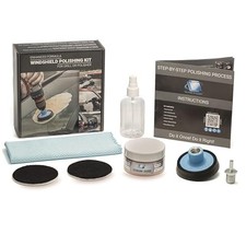 GLASS POLISH DIY 3 Windshield Polishing Kit with Enhanced Cerium Oxide Formula