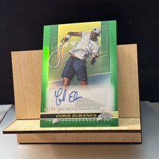 2024 Topps Chrome Tennis Chris Eubanks Green court refractor auto /99