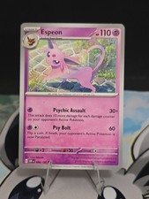 Pokemon Card Espeon Obsidian Flames Uncommon 086/197 Near Mint