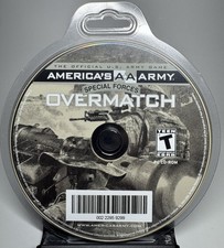 America's Army Virtual Army Experience Special Forces Overmatch- PC ROM- RARE