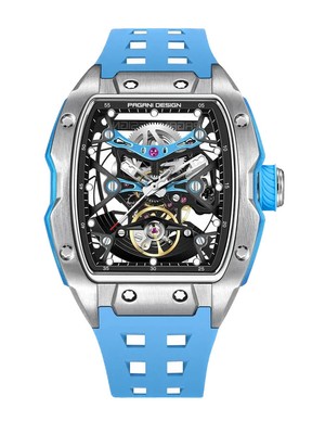 PAGANI DESIGN 42MM PD-YS018 Skeleton Dial Mechanical Watch 50M Waterproof