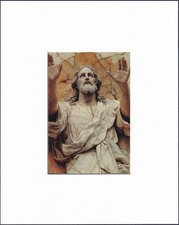 8X10" Matted Print Art Picture Jesus Christ, Faith Religion, Jesus the Healer