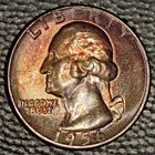 1956 Washington Quarter, Very Choice BU, Pretty Toning