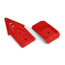 Pro-Line Racing Bash Armor F/R Skid Plates Red for ARRMA 3S Vehicles PRO639507
