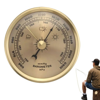#ad Fishing Barometer Pressure Change Indicator Outdoor Barometer for Fisherman $23.10