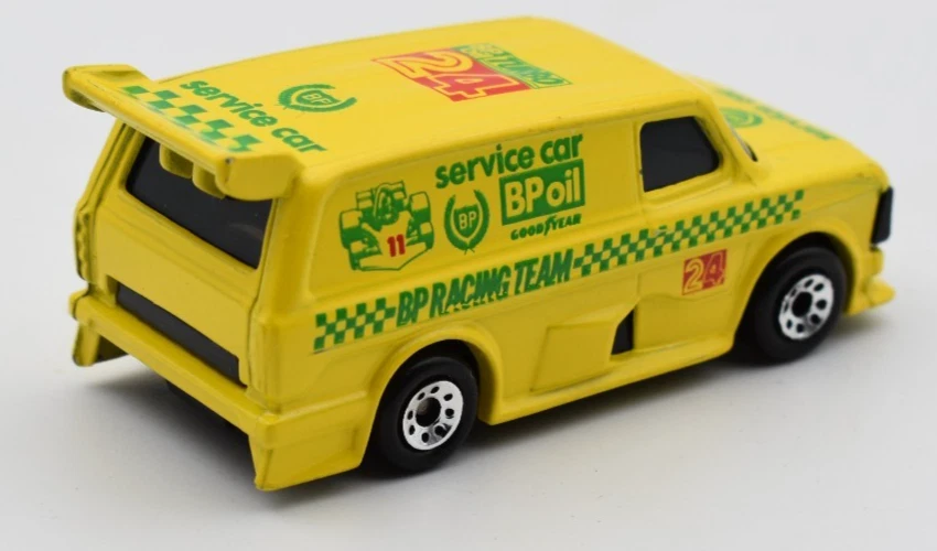 Matchbox Superfast Ford Supervan II gelb BP Serie. Made in Macau - Bild 3 von 4