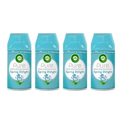2 oder 4 x 250ml Air Wick Lufterfrischer Pure Spring Delight Auto Spray Nachfüller
