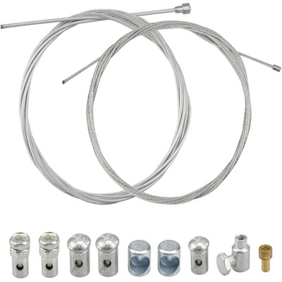 2 Stück Motorrad Universal Seilzug Reparaturset Bowdenzug Kupplungszug 9 N