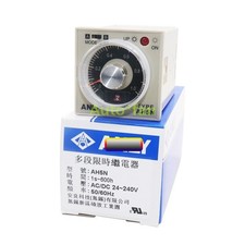 AH5N Multistage Time Limited Relay AC/DC 24-240V 1S-600H 50/60Hz Brand New #tr
