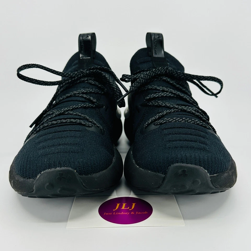Under Armour Women's UA HOVR Phantom 3 Running Shoes Triple Black Size 9.5 - Image 2 of 4
