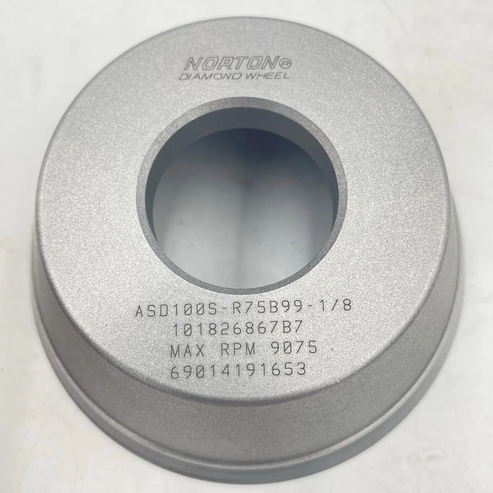 Колесо Norton Diamond 69014191653 ASD-100S-R75B99-1/8 макс. об/мин 9,075 - Изображение 2 из 4