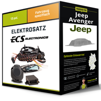 Elektrosatz 13-Pol Spezifisch für Jeep Avenger 12.2022-Jetzt NEU ECS Electronics
