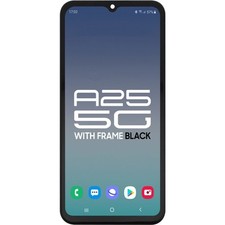 Samsung A25 5G A256 LCD With Touch  Frame Black Incell