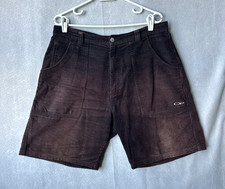Vintage OP Ocean Pacific Corduroy Shorts Mens 34 Brown Skate Surf 90s