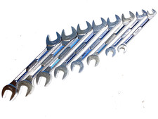 Snap On Tools Usa 8 Piece 4 Way Angle Head Open End Wrench Set 716 To 1516 Snap On Tools Usa 8 Piece 4 Way Angle Head Open End Wrench Set 716 To 1516