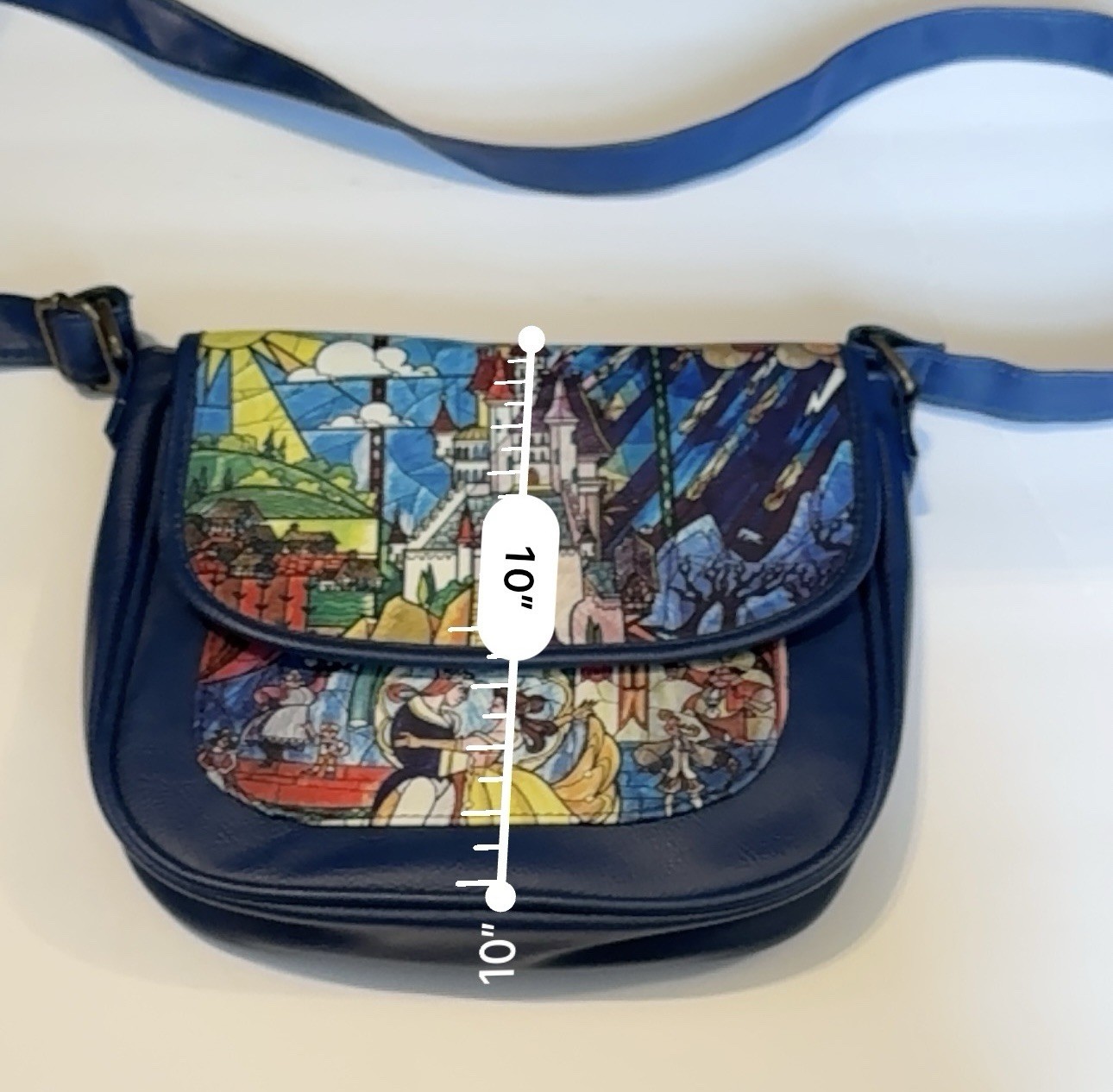 Disney Loungefly Beauty and the Beast crossbody - image 5