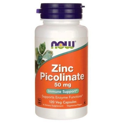 Now Foods Zinkpicolinat 50 mg. 120 vEG Kapseln. E XPIRES 10/2030. GRATIS P+P