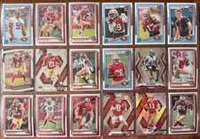 🔥$BUYS ALL🔥Mixed Lot of 18 San Francisco 49ers NFL Trading Cards
