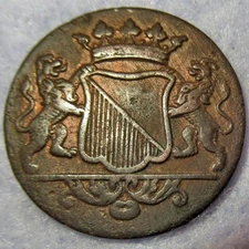 Certificate of Authenticity 1746 New York Penny VOC Dutch Colonial Cent Utrecht