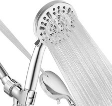 8 Spray Settings High Pressure RV Shower Head, Stainless Steel 59-inch Hose