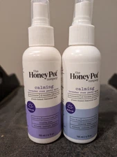 (2) The Honey Pot Co. Calming Lavender Rose Panty Spray 4oz