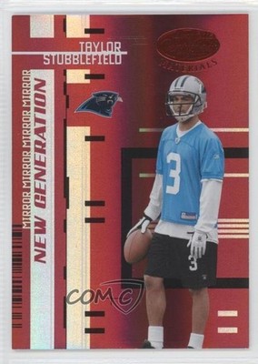 2005 Leaf Certified Materials Mirror Red /100 Taylor Stubblefield Rookie RC 0f8