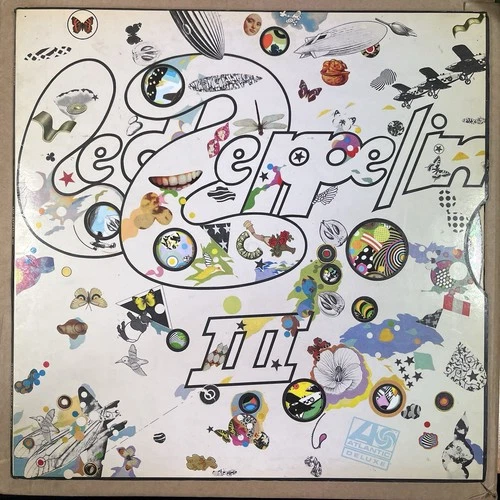 Led Zeppelin  - III - UK Atlantic Gatefold LP - 2401 002 -Missing "Day" on Label