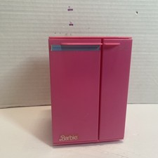 Vintage 1984 Mattel Barbie Dream Kitchen Pink Refrigerator