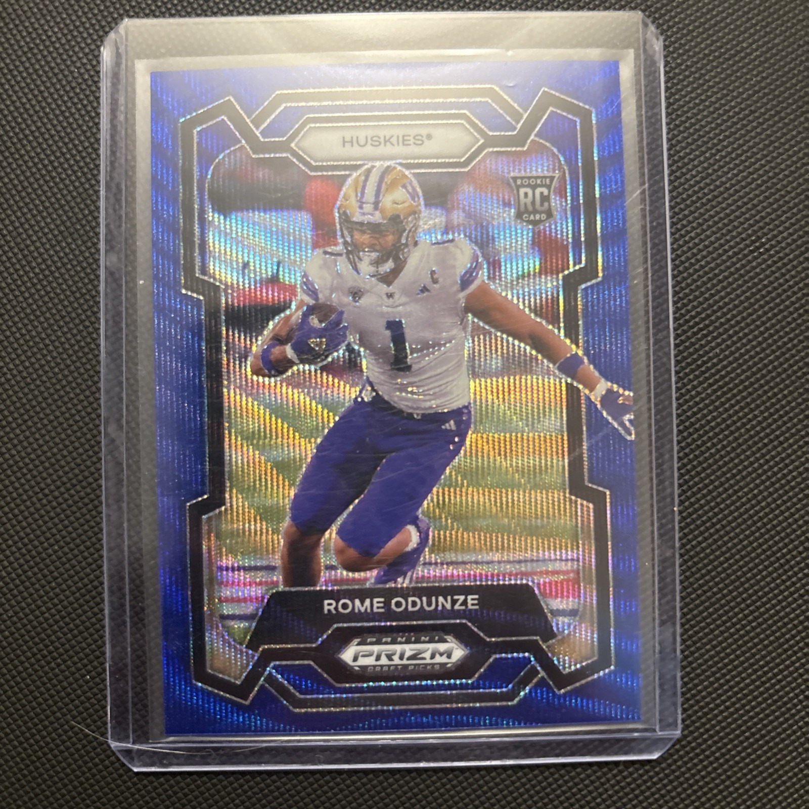 2024 Panini Prizm Draft Picks -Rome Odunze Blue Wave /249 RC