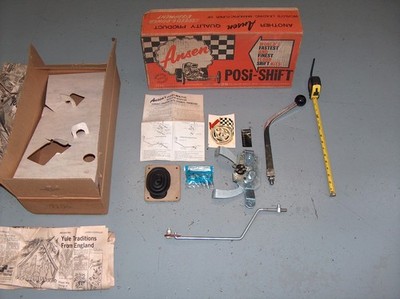 1960 s Ansen Speed Hydromatic Transmission Floor Shifter w/Linkage w/Box 9106