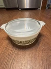 Square Flowers Pyrex Vintage!