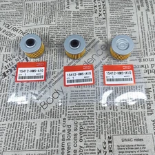 3X OEM Oil Filter For Honda 15412-HM5-A10 TRX350 TRX400 TRX450 Rancher Foreman 4