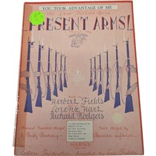 1928 Vintage Sheet Music You Took Advantage Of Me From The Musical Present Arms