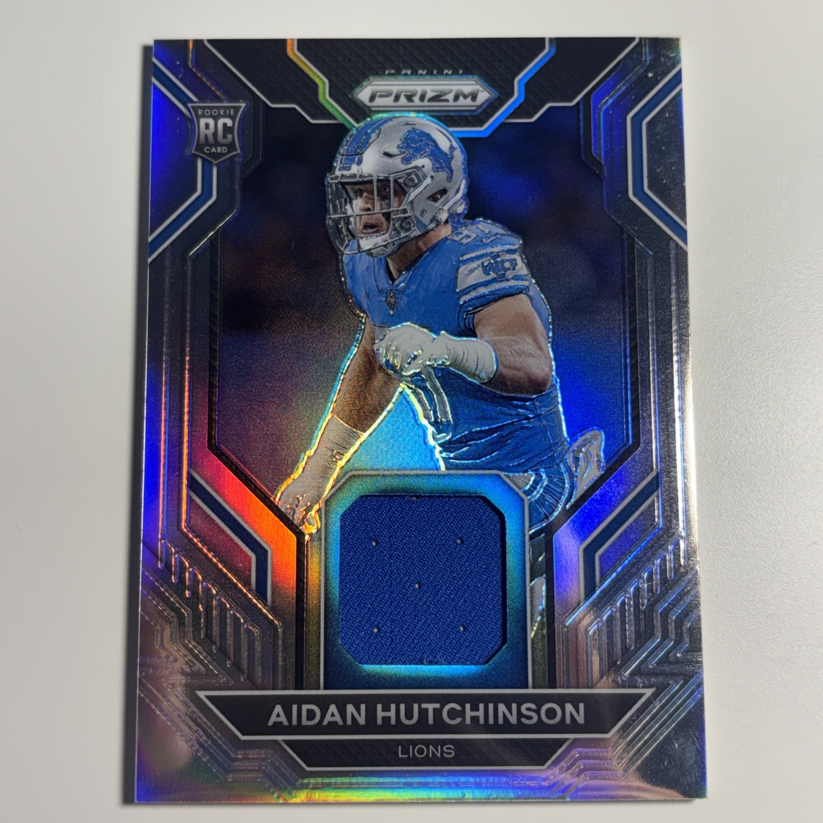 Aidan Hutchinson Panini Prizm Rookie Gear #RGAH Base