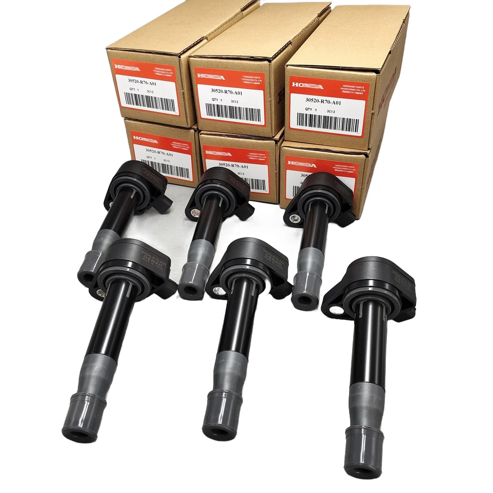 6PCS DENSO Ignition Coils 673-2311 UF603 U5304 IC693 GN10426 E1103 30520-R70-A01