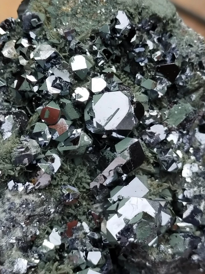 Superbe Galène métallique brillante de Bulgarie Borieva mine 1,1kg 12,5cm - Photo 4/4