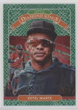 2020 Donruss Optic Diamond Kings Choice Green Dragon Prizm 24/84 Ketel Marte nd3