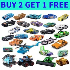 Lotto auto Disney Pixar McQueen pulcino Hicks King 1:55 modellino pressofuso auto giocattoli regalo