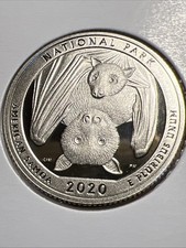 2020 S American Samoa National Park Proof DCAM America the Beautiful Quarter