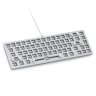 Glorious GMMK 2 Compact Tastatur - Barebone, ANSI-Layout, weiß