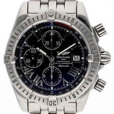 BREITLING A13356 Chronomat WATCH black SS AT