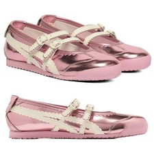 New Onitsuka Tiger MEXICO 66 TGRS 1182A708-701 CRYSTAL PINK CREAM Women Flats