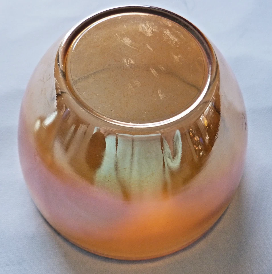 Plato Jeannette Caléndula Carnaval Vidrio Forma Pera Iridiscente De Colección (ver defectos) Foto 2 de 4